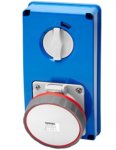 GW67364N 63A 3P+N+E 400V VERT.M.INT.SOCK.IP55 6H