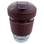 Consol Lugo Glass Travel Mug Purple 320ML