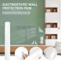 1 Roll Kitchen Backsplash Wall Protector Transparent Kitchen Oil Proof Sticker Self-Adhesive Film Removable Paper For Cupboard Household Kitchen Home Decor