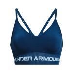 Under Armour Women's Seamless Low Long Sports Bra - Blue/blizzard
