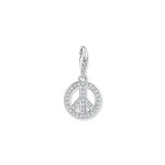 Charm Pendant Peace Silver