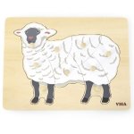 9 Pce Rgs Montesorri Sheep Peg Puzzle