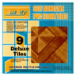 Brown Self Adhesive Pvc Floor Tiles 9-PACK