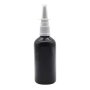 100ML Black Glass Aromatherapy Bottle With Nasal Sprayer 18/415