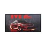 100 X 40CM Car Frame With Lights Red