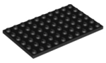Parts Plate 6 X 10 3033 - Black