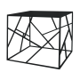 Forest Side Table - Black Gloss Ferro Tex