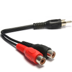 MICROWORLD Male Rca To 2 X Rca Female