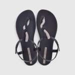 Ladies Class Daily Sandal Black Grey - 9