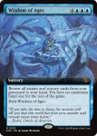 Wisdom Of Ages Extended Art Secrets Of Strixhaven - Damaged Foil