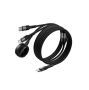 3-IN-1 Sync & Charge Cable For Smartphones Tablets & Smartwatch - 1.2 M