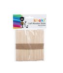 Arts And Crafts - 50 Plain Wooden Craft Sticks