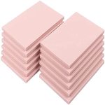Sghuo 12PCS 4"X6" Pink Rubber Carving Blocks Linoleum Block Stamp Making Kit
