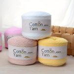 1PC 16 Strands 100% Cotton Crochet Yarn Soft Hand-woven Thread Sweater Scarf Yarn Ball Woven Cotton Twine Knitting Sweater Tool