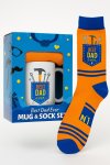 Happy Fathers Day Printed Mug & Novelty Socks Gift Set
