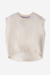 GIRLS Muscle Tee - 10 Cream
