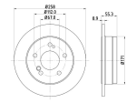 Stone Brake Disc Rear BR13780