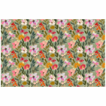 Sage Bolster Cushion Green Floral