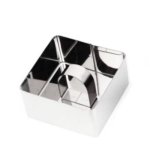 Square Stacker & Cutter Stainless Steel By Elisabeth Hodgson