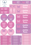 School Labels : Butterfly Theme