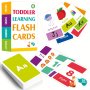 58PCS Alphabet Flash Cards For Toddlers: Learn Colors Numbers Shapes Animals Abc Letters & Sight Words - Educational Preschool Toy