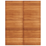 Swartland Door Pair-horizontal Slatted With No Frame