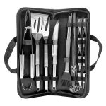 18 Piece Stainless Steel Bbq Accessories Set