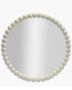 Beaded Round Mirror