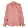 Timberland Mill River Men Rust Linen Long Sleeve Slim Casual Shirt