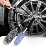 Ultra Soft Microfiber Car Wheel Brush - Non-slip Ultra Fine Fiber Cleaning Gloves Mitt For Auto Maintenance And Care