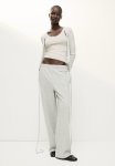 Ribbed Vest Top - Beige