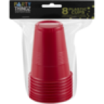 Red Plastic Party Cups 8-PACK