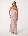 Kelly Petite One Shoulder Maxi Dress - 16 Blush