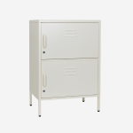 Sugar Cube Stack Cabinet - Soft White