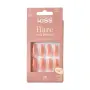 Nails Bare But Better Long Coffin Nude Glow 28