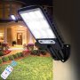 New Outdoor Solar Street Light With Remote Control LED Wall Light Human Sensing Courtyard Light Garden Light