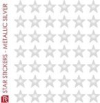 Star Stickers Silver 168 Stickers