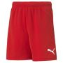 Puma Junior Teamrise Football Knitted Shorts - Red