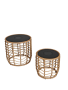 2 Pack Solar Light Side Table