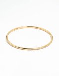 Waterproof Gold Plated Stainless Steel Link Stacking Rings 2-PACK - M l
