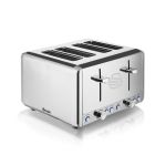 4 Slice Stainless Steel Toaster