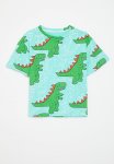 PoP Candy Dino Print Tee-green & Blue