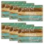 Farmhouse Placemats Set Of 6 Thanksgiving Dining Table Placemats