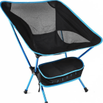 1PC Ultralight Portable Camping Chair Compact Folding Backpacking Chair Collapsible Chair With Carrying Bag For Outdoor Hiking F