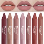 12 Colors Matte Moisturizing Lipstick Crayon Lipstick Long Lasting Waterproof Lip Makeup With Color Rendering And Volumizing Eff
