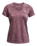 Women's Ua Tech Twist V-neck - Ash Plum XL