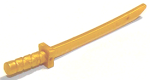 Parts Ninjago Shamshir katana 21459 - Pearl Gold