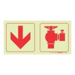 Parrot F15 Photoluminescent 190MM Safety Sign SNP19F15