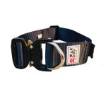 War Dog Xlarge Navy Echo Soft Tactical Dog Collar Waggs Pet Shop