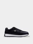Arthur Leather Sneaker - Black - Black 10